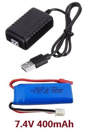 Wltoys 284161 Wltoys 284010 RC Car Vehicle spare parts 7.4V 400mAh battery with USB wire