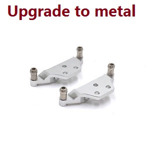 Wltoys 284161 Wltoys 284010 RC Car Vehicle spare parts upgrade to metal suspension bracket (Silver)