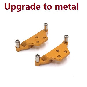 Wltoys 284161 Wltoys 284010 RC Car Vehicle spare parts upgrade to metal suspension bracket (Gold) - Click Image to Close