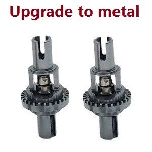 Wltoys 284161 Wltoys 284010 RC Car Vehicle spare parts upgrade to metal differential (Titanium color) 2pcs - Click Image to Close
