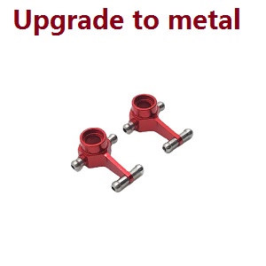 Wltoys 284161 Wltoys 284010 RC Car Vehicle spare parts upgrade to metal front turning the cup (Red) - Click Image to Close