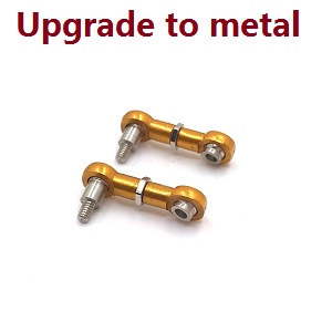 Wltoys 284161 Wltoys 284010 RC Car Vehicle spare parts upgrade to metall after the ball rod (Gold)