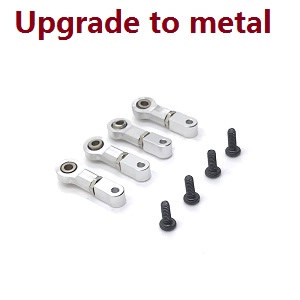 Wltoys 284161 Wltoys 284010 RC Car Vehicle spare parts upgrade to metall upper swing arm (Silver)