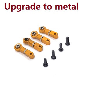 Wltoys 284161 Wltoys 284010 RC Car Vehicle spare parts upgrade to metall upper swing arm (Gold) - Click Image to Close