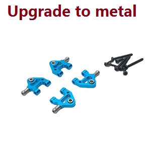 Wltoys 284161 Wltoys 284010 RC Car Vehicle spare parts upgrade to metal lower arm (Blue)