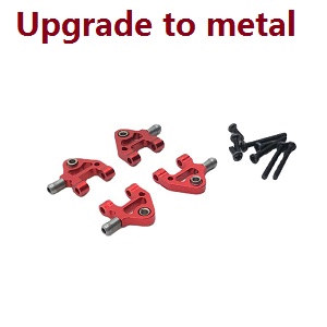 Wltoys 284161 Wltoys 284010 RC Car Vehicle spare parts upgrade to metal lower arm (Red) - Click Image to Close