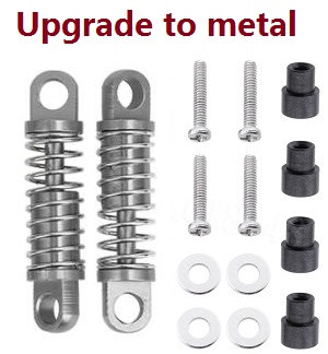 Wltoys 284161 Wltoys 284010 RC Car Vehicle spare parts upgrade to metal shock absorber (Titanium color) 2pcs Wltoys 284161 Wltoys 284010 RC Car Vehicle spare parts upgrade to metal shock absorber (Titanium color) 2pcs