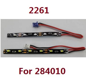 Wltoys 284161 Wltoys 284010 RC Car Vehicle spare parts light bar 2261 (For 284010)