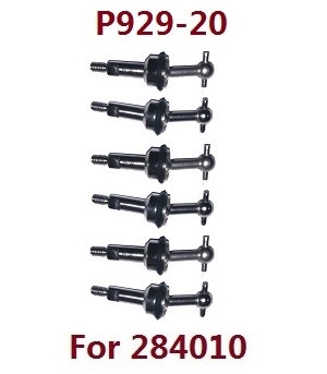 Wltoys 284161 Wltoys 284010 RC Car Vehicle spare parts short drive shaft 3sets (For 284010) - Click Image to Close