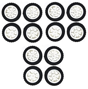 Wltoys XK 284131 RC Car spare parts todayrc toys listing wheels tires 3sets - Click Image to Close