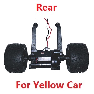 Wltoys 322221 XKS WL Tech XK RC car vehicle spare parts rear tire group module (For Yellow car)
