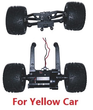 Wltoys 322221 XKS WL Tech XK RC car vehicle spare parts front and rear tire group module (For Yellow car)