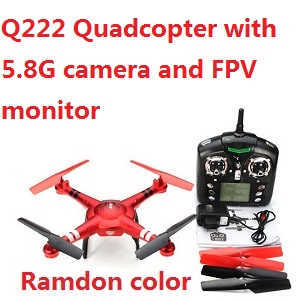 Wltoys WL DQ222-G Q222-G RC quadcopter with 5.8G camera and FPV monitor