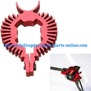 WLtoys WL V930 RC helicopter spare parts todayrc toys listing heat sink for the tail motor (Red)