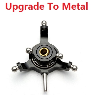 WLtoys WL V977 RC helicopter spare parts todayrc toys listing swashplate (upgrade metal) Black - Click Image to Close