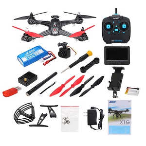 JJRC JJPRO X1G RC quadcopter with FPV camera and monitor