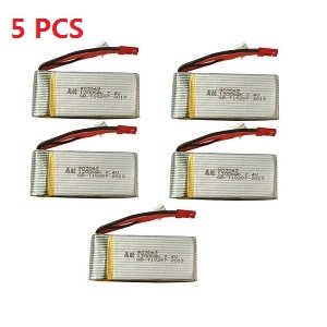 MJX X-series X101 quadcopter spare parts todayrc toys listing battery 7.4V 1200mAh (5PCS) (Old version)