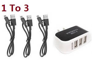 MJX X103W RC Quadcopter spare parts todayrc toys listing 1 to 3 USB charger wire set