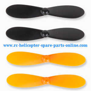 Syma X2 quadcopter spare parts todayrc toys listing main blades (Black-Orange)