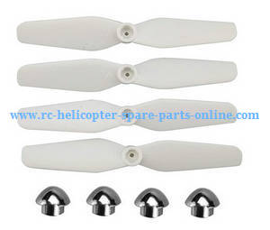 Syma X23W X23 RC quadcopter spare parts todayrc toys listing main blades (White) + Silver caps of blades