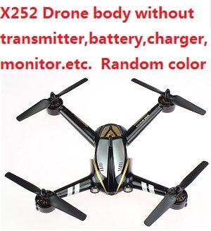 XK X252 quadcopter body with camera without battery,charger,monitor,transmitter,etc. Random color