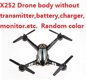 XK X252 quadcopter body with camera without battery,charger,monitor,transmitter,etc. Random color