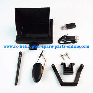XK X252 quadcopter spare parts todayrc toys listing 5.8G camera + FPV monitor set