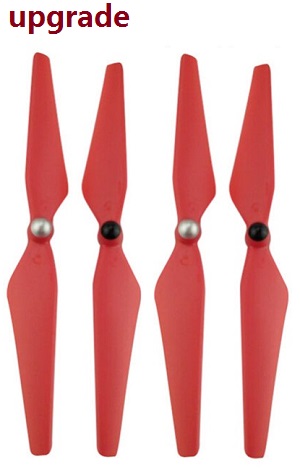 XK X380 X380-A X380-B X380-C quadcopter spare parts todayrc toys listing upgrade main blades propellers (Red)