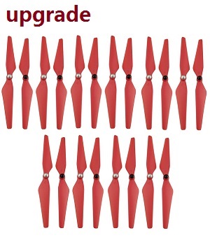 XK X380 X380-A X380-B X380-C quadcopter spare parts todayrc toys listing upgrade main blades propellers (Red) 5 sets