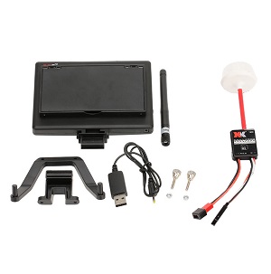 XK X380 X380-A X380-B X380-C quadcopter spare parts todayrc toys listing 5.8G 8CH FPV monitor and signal launcher Set