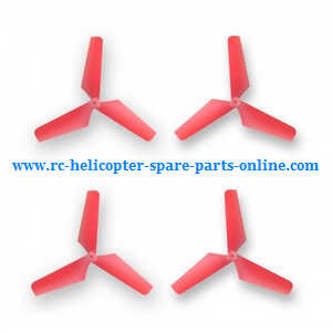 Syma x4 x4a x4s quadcopter spare parts todayrc toys listing main blades (Red)
