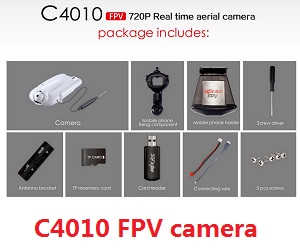 MJX X-series X400 X400-V2 quadcopter spare parts todayrc toys listing C4010 FPV camera set