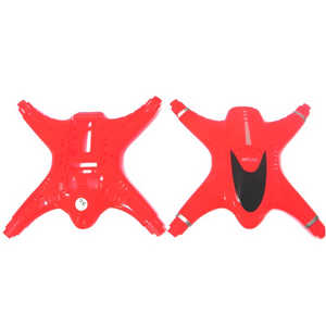 MJX X-series X400 X400-V2 quadcopter spare parts todayrc toys listing upper and lower cover (Red)