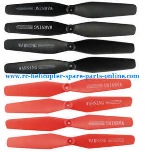Syma X56 X56W RC quadcopter spare parts todayrc toys listing main blades (Black+Red)