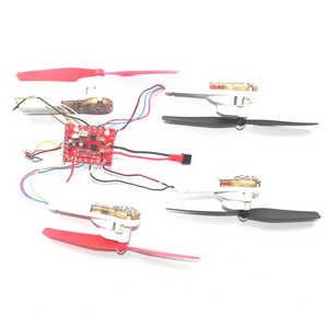 Syma X56 X56W RC quadcopter spare parts todayrc toys listing LED lights + motor deck + motors + main blades + PCB board set