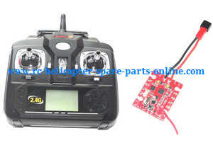 Syma X56 X56W RC quadcopter spare parts todayrc toys listing transmitter + PCB board - Click Image to Close