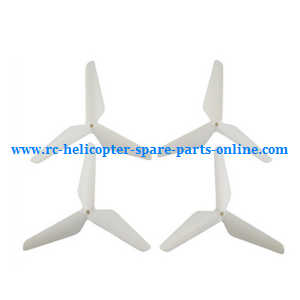 SYMA x5 x5a x5c x5c-1 RC Quadcopter spare parts todayrc toys listing upgrade Three leaf shape blades (White)