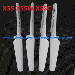 syma x5s x5sw x5sc quadcopter spare parts todayrc toys listing main blades propellers (White)