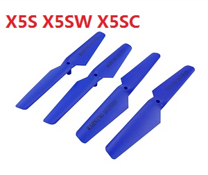 syma x5s x5sw x5sc quadcopter spare parts todayrc toys listing main blades propellers (Blue)