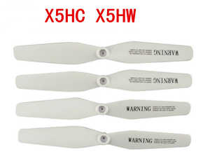 syma x5hc x5hw quadcopter spare parts todayrc toys listing main blades propellers (White)