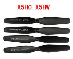 syma x5hc x5hw quadcopter spare parts todayrc toys listing main blades propellers (Black)