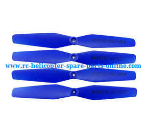 Syma x5u x5uw x5uc quadcopter spare parts todayrc toys listing main blades propellers (Blue)