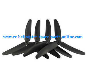 Syma x5uw-d quadcopter spare parts todayrc toys listing upgrade Three leaf shape blades (Black)