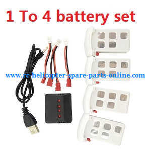 Syma x5uw-d quadcopter spare parts todayrc toys listing 1 to 4 charger box set + 4*battery set