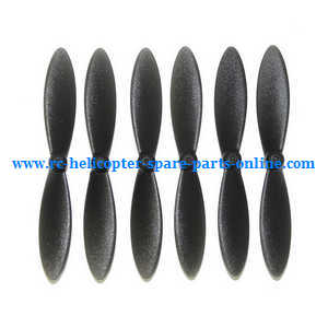 MJX X-series X800 quadcopter spare parts todayrc toys listing main blades propellers (Black 3*clockwise +3*anti-clockwise)