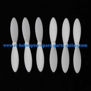 MJX X-series X800 quadcopter spare parts todayrc toys listing main blades propellers (White 3*clockwise +3*anti-clockwise)