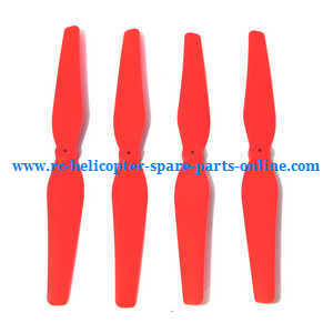 syma x8c x8w x8g x8hc x8hw x8hg quadcopter spare parts todayrc toys listing main blades propellers (red)