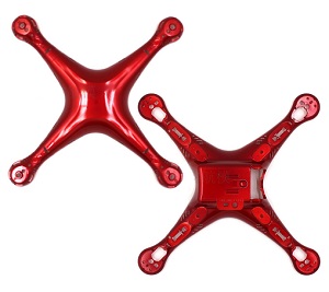 syma x8c x8w x8g x8hc x8hw x8hg quadcopter spare parts todayrc toys listing upper and lower cover (red)