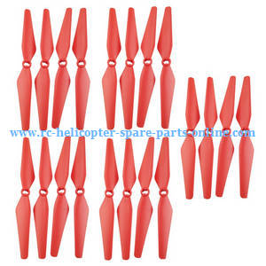 Syma X8SW X8SC X8SW-D RC quadcopter spare parts todayrc toys listing main blades (Red) 5sets