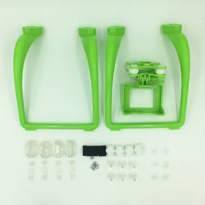 Syma X8SW X8SC X8SW-D RC quadcopter spare parts todayrc toys listing undercarriage with sports camera plateform (Upgrade Green)